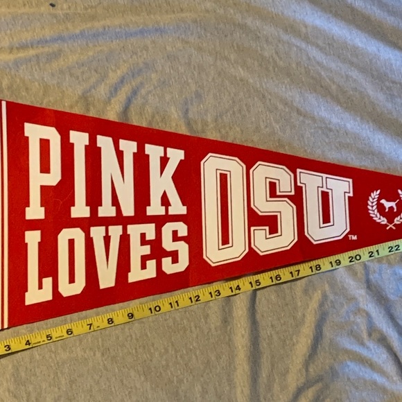 NWT VS PINK OSU Ohio State Pennant Flag - Picture 3 of 5